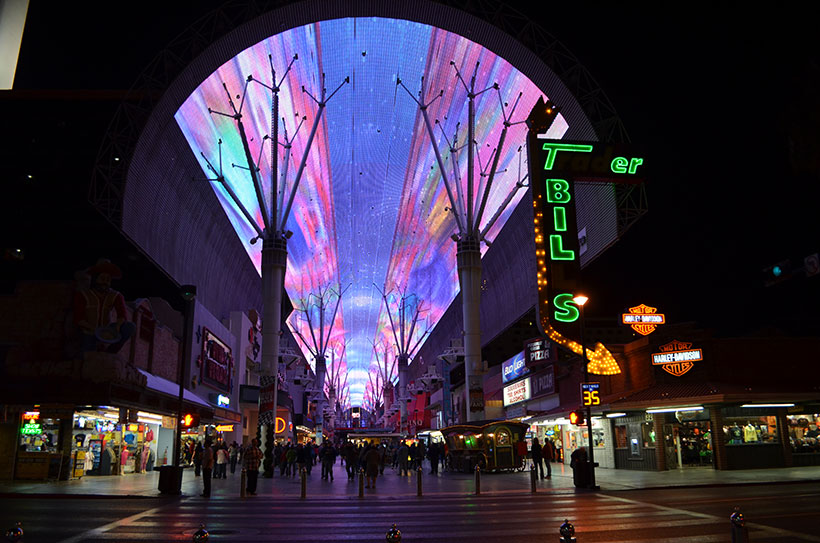 Freemont Street em Las Vegas