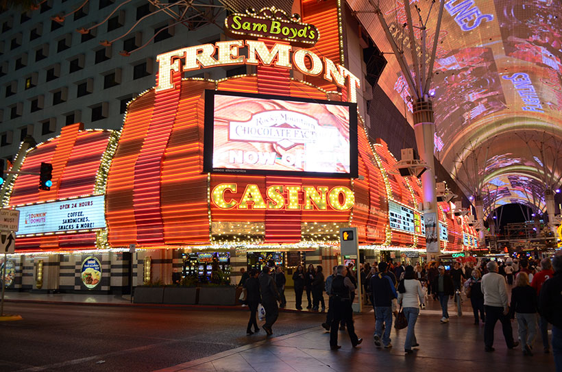 Lugar para encontrar os cassinos clássicos de Las Vegas