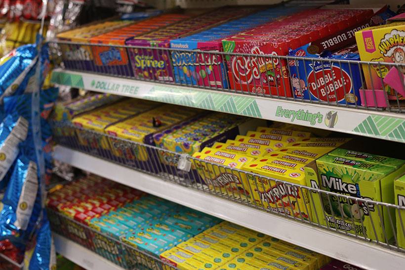 Barras de chocolate até 1 dólar nos EUA