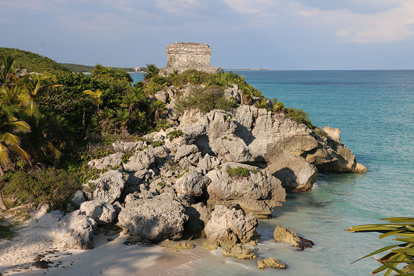 Sítios arqueológicos na América Latina: Praias do Caribe e Ruínas Pré Colombianas em Tulum, no México