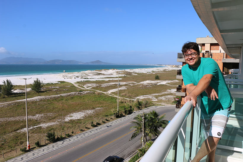 Apreciando as dunas de Cabo Frio