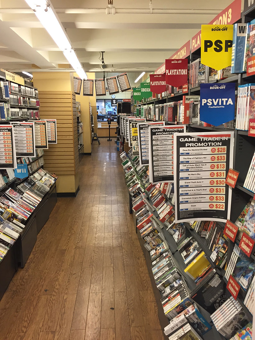 Jogos de vídeo game usados em Nova York