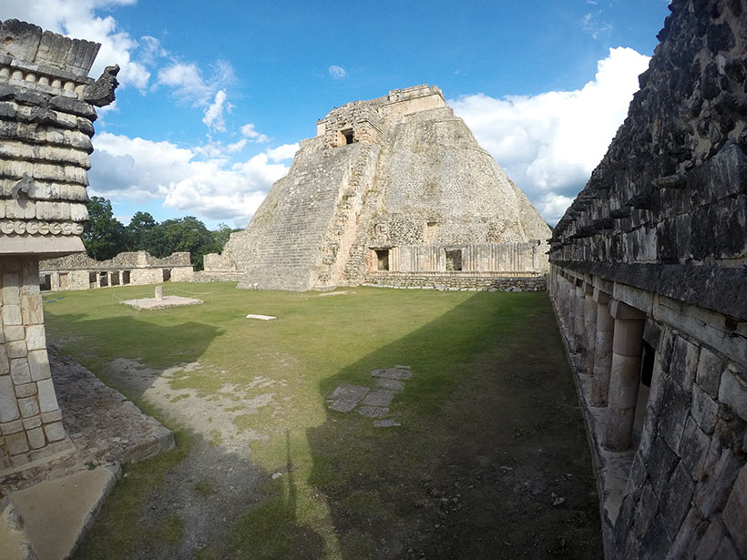 Na oportunidade que visitei Uxmal, quase não encontrei muitos turistas