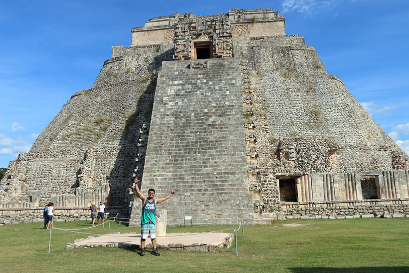 A Pirâmide do Adivinho em Uxmal