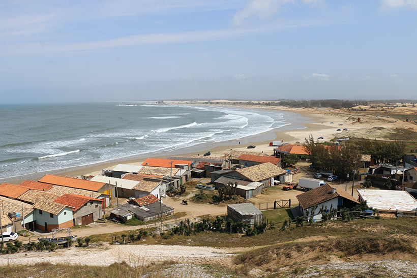 Praia do Cardoso, no Farol de Santa Marta