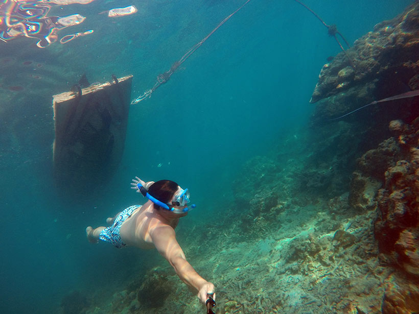 Uma prova da transparência desse Mar de Andaman