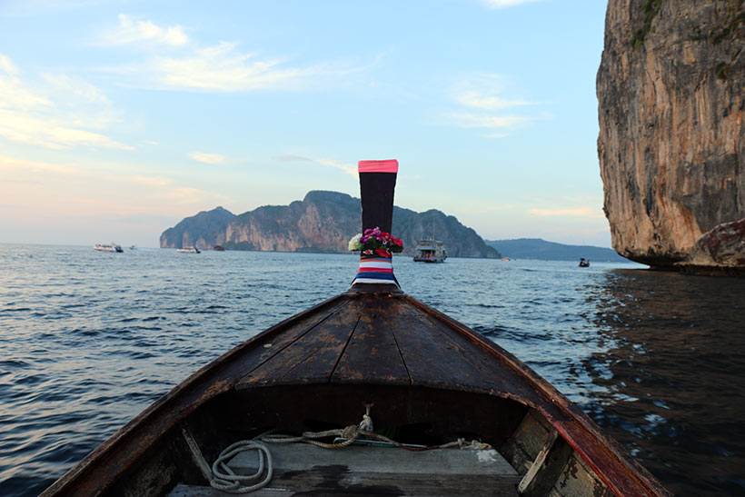 Maya Bay em Koh Phi Phi - Voltando para Phi Phi Don