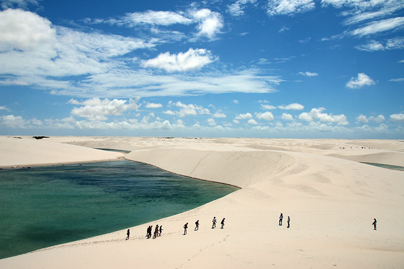 Lençóis Maranhenses no estado do Maranhão
