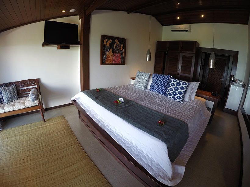 Quarto do Hotel Sombra e Água Fresca na Praia da Pipa