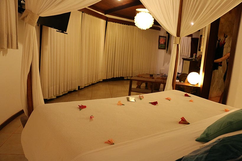 Quartos preparados para uma noite de descanso na Paua Boutique Hotel