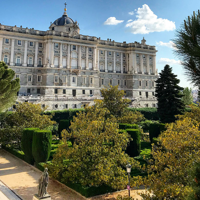 Dia lindo em Madri, na Espanha