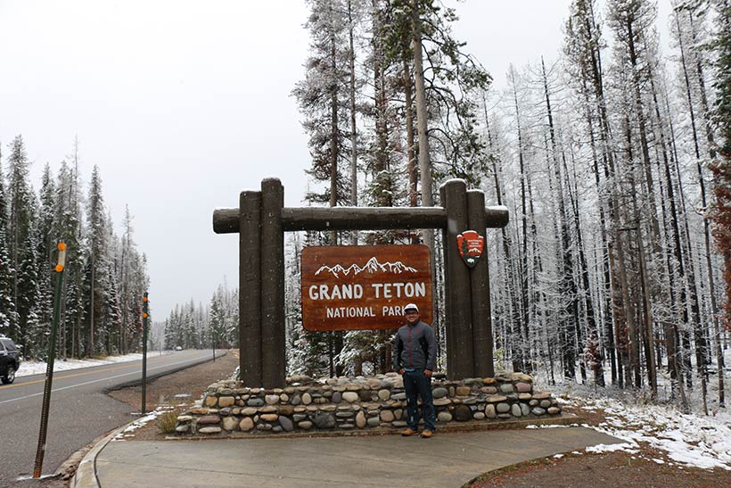 Grand Teton National Park no Wyoming