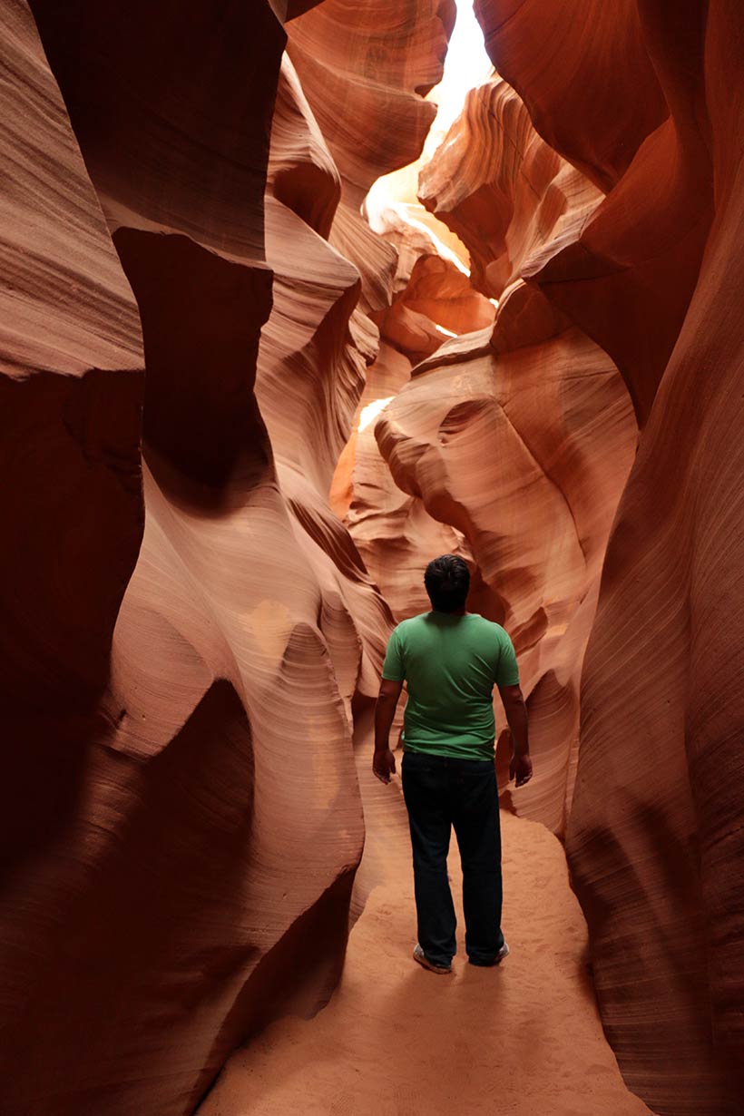 Lower Antelope Canyon no Arizona - Estados Unidos