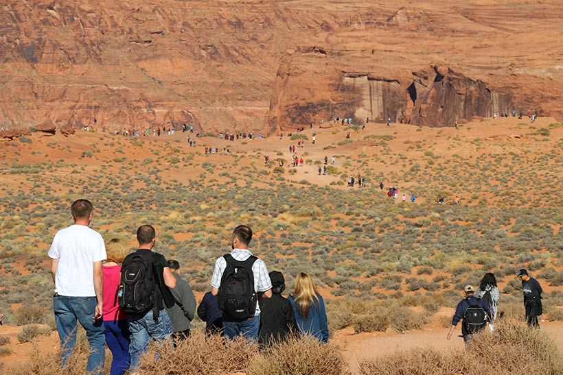 Trilha para o Horseshoe Bend