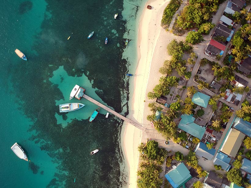 fotos de dhangethi - fotos de ilhas das Maldivas