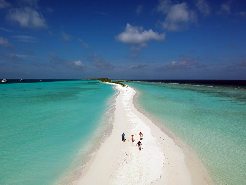 Dhigurah - fotos aéreas - ilhas nas maldivas