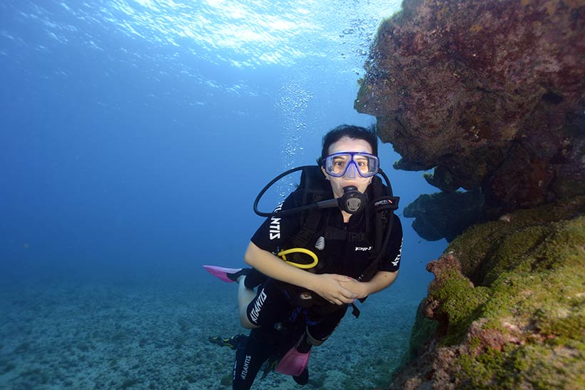 Mergulho de Batismo em Noronha
