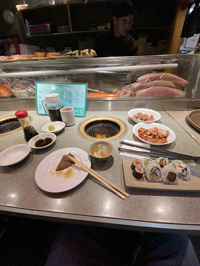 Sushi, Sashimi e Korean BBQ em Vancouver
