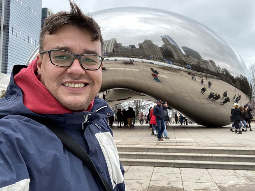 The Bean, o feijão, no Millenium Park - Chicago Downtown - hospedagem em Chicago