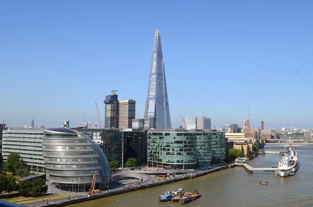 jantar no Aqua Shard