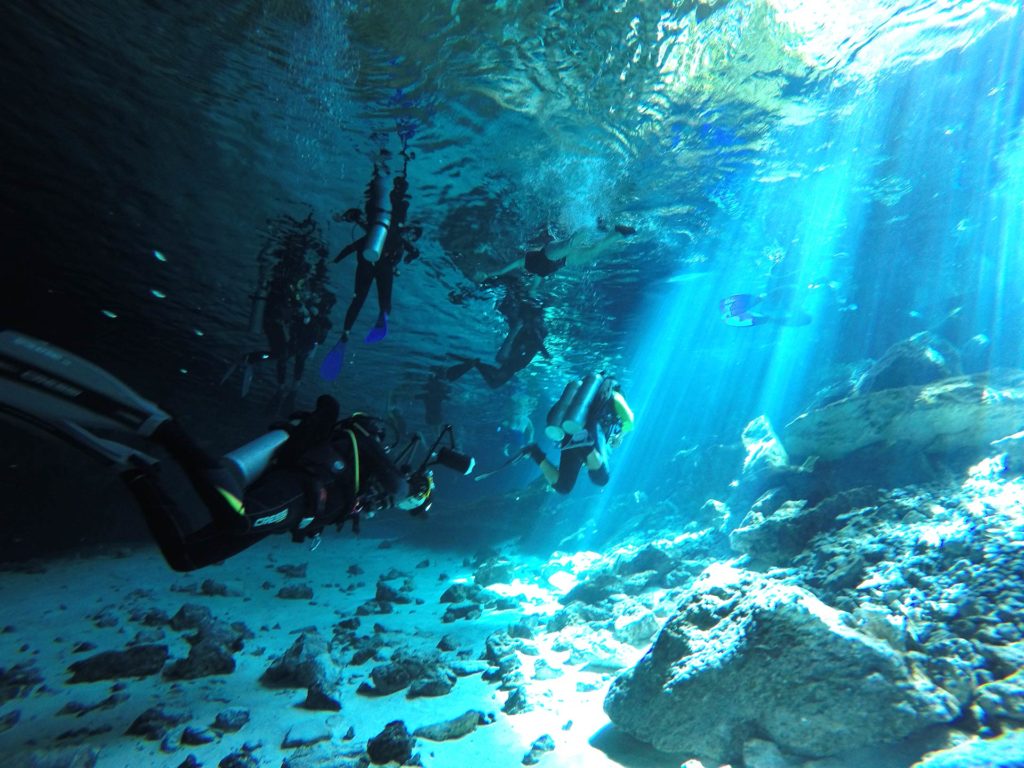 Cenotes no México