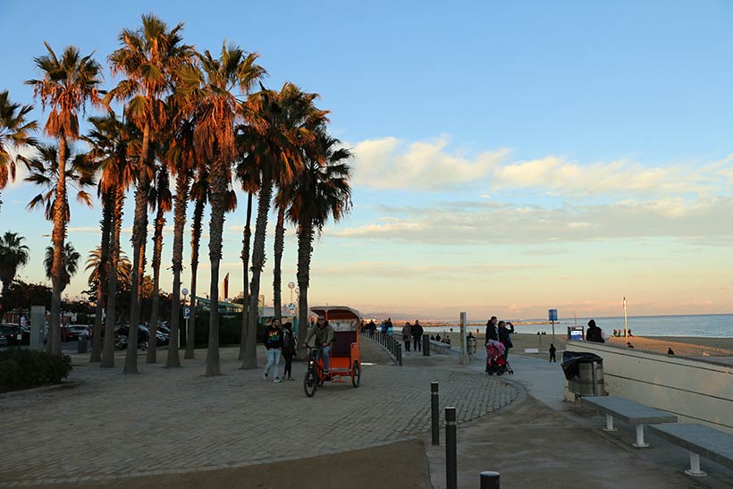 Visitar a praia em Barceloneta