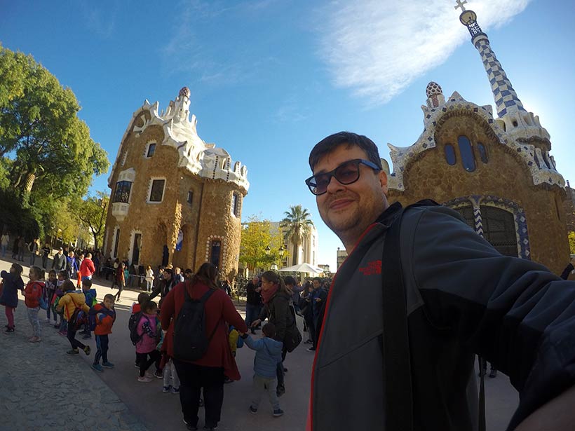 Parque Guell em Barcelona