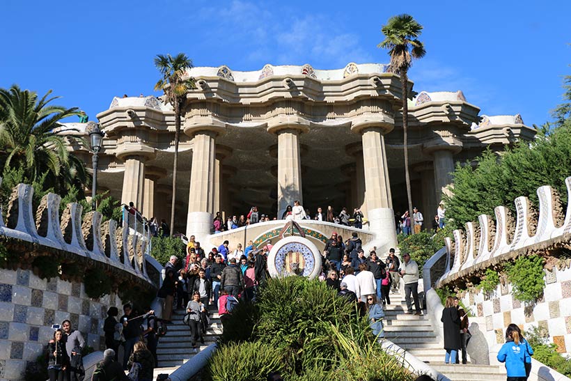 Entrada do Parque em Barcelona - Espanha