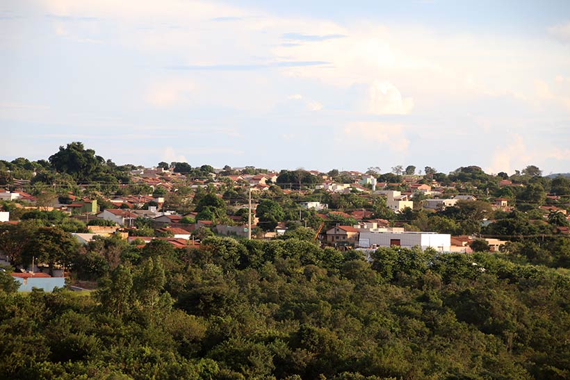 Bairro residencial em Caldas Novas