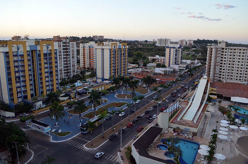 Zona Hoteleira em Caldas