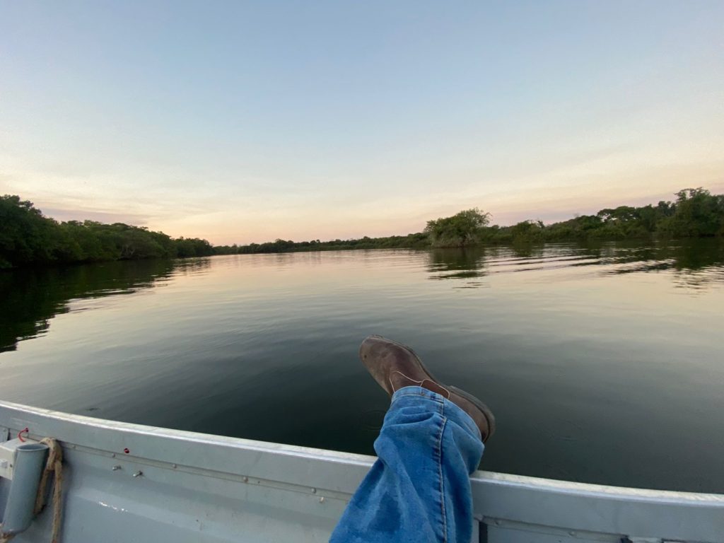 Fim de dia na Ilha do Bananal