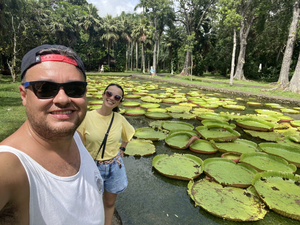 Jardim Botânico nas Ilhas Maurício