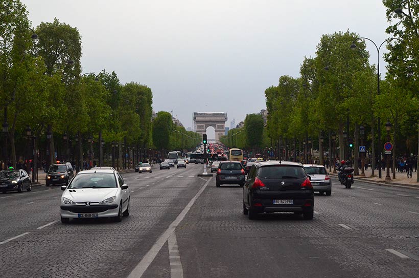 Arco do Triunfo em Paris