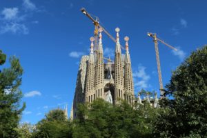 Pontos turísticos em Barcelona