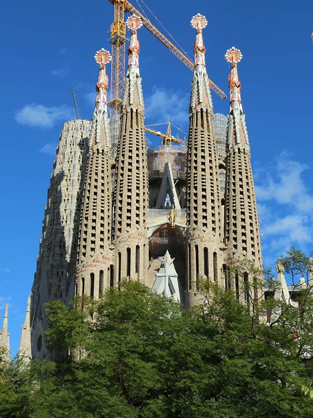 Pontos turísticos em Barcelona